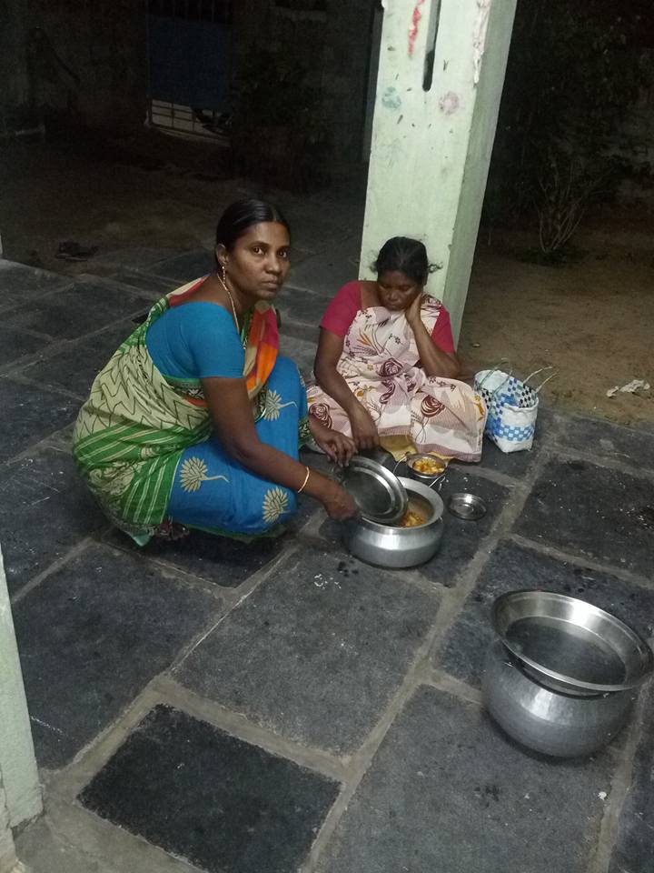 Feeding those in need in Bapatla India
